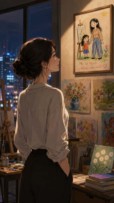 Cúc Họa Mi Nở Trong Gió Ngược
