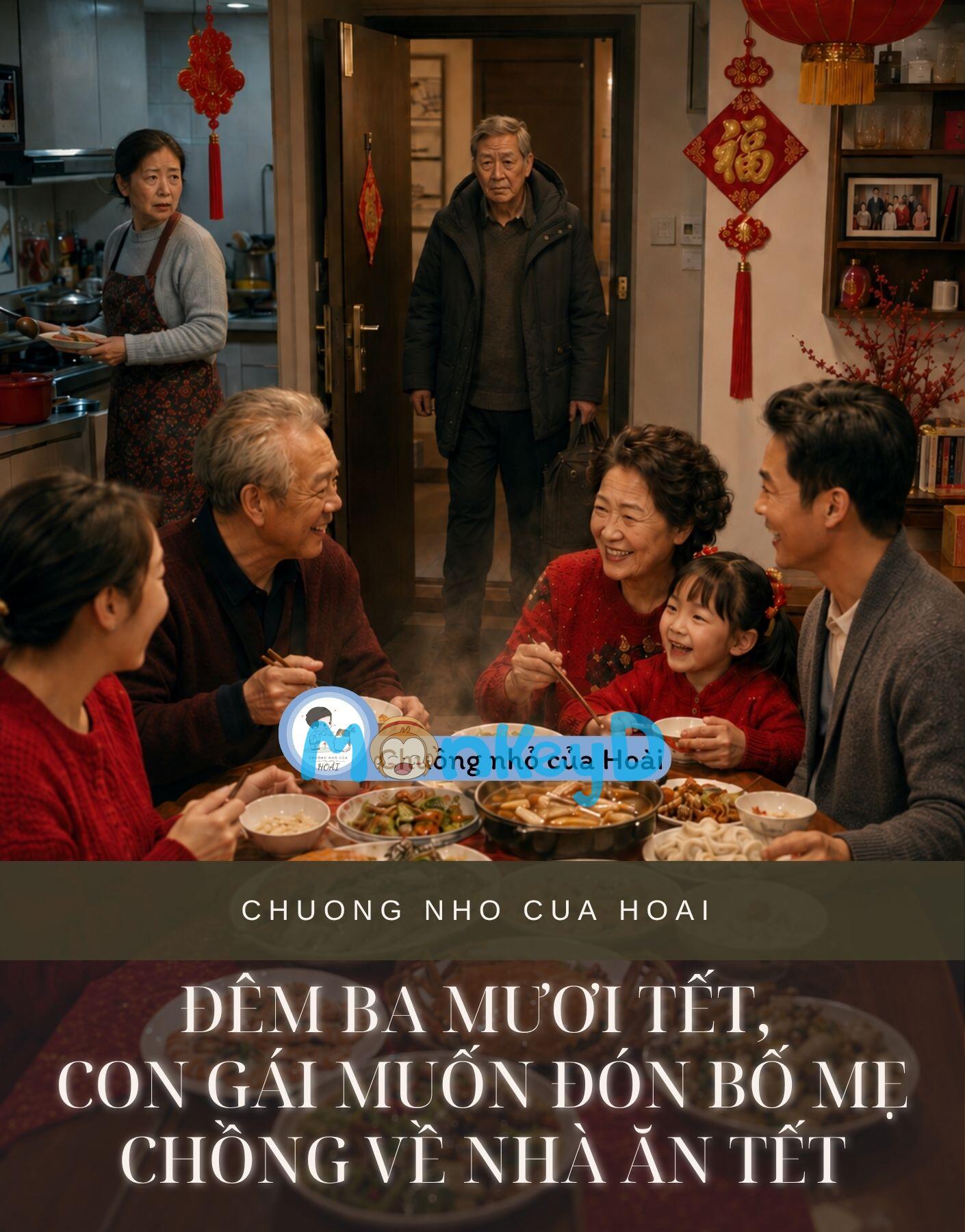 Đêm Ba Mươi Tết, Con Gái Muốn Đón Bố Mẹ Chồng Về Nhà Ăn Tết