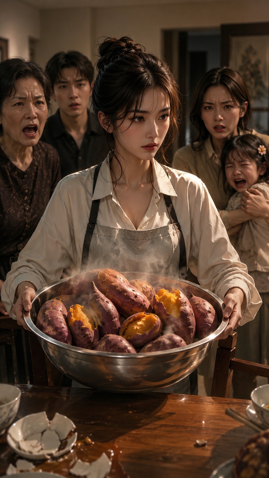 Gả Cho Nhà Chồng Tham Lam, Tôi Dùng Một Nồi Khoai Lang Phản Đòn