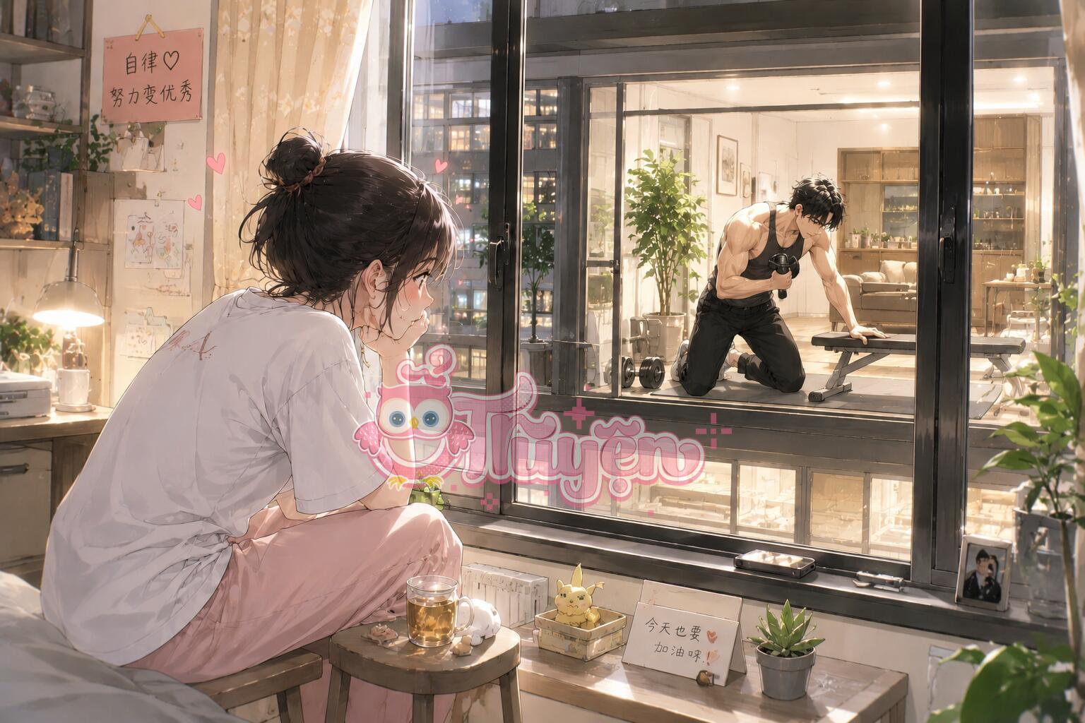 Hàng Xóm Đối Diện Không Thích Kéo Rèm Cửa